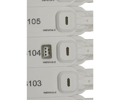 Sello de seguridad con inserto metálico 